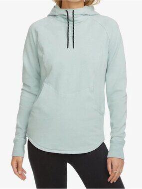 American Giant Sunrise Hoodie Light Blue Cowl‎ Neck Sweatshirt